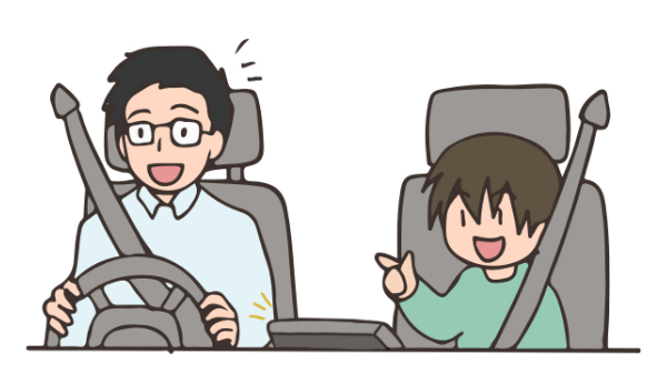 カーナビででワンセグを見ているイメージ画像