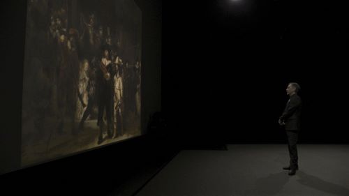 名画が、来た。“実物大” レンブラント「夜警」
