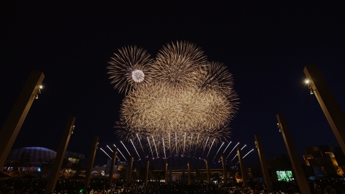 ８Ｋ体感！定点撮影シリーズ 「全国花火めぐり」大阪・関西万博